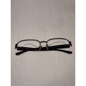 Carolee Lux K0 1007B 2504 53-17-135 Purple Half Rim Eyeglasses Frame Gem Detail